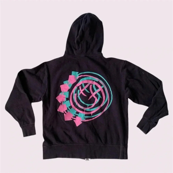 Blink-182 zip up hoodie unisex smiley - Picture 1 of 9